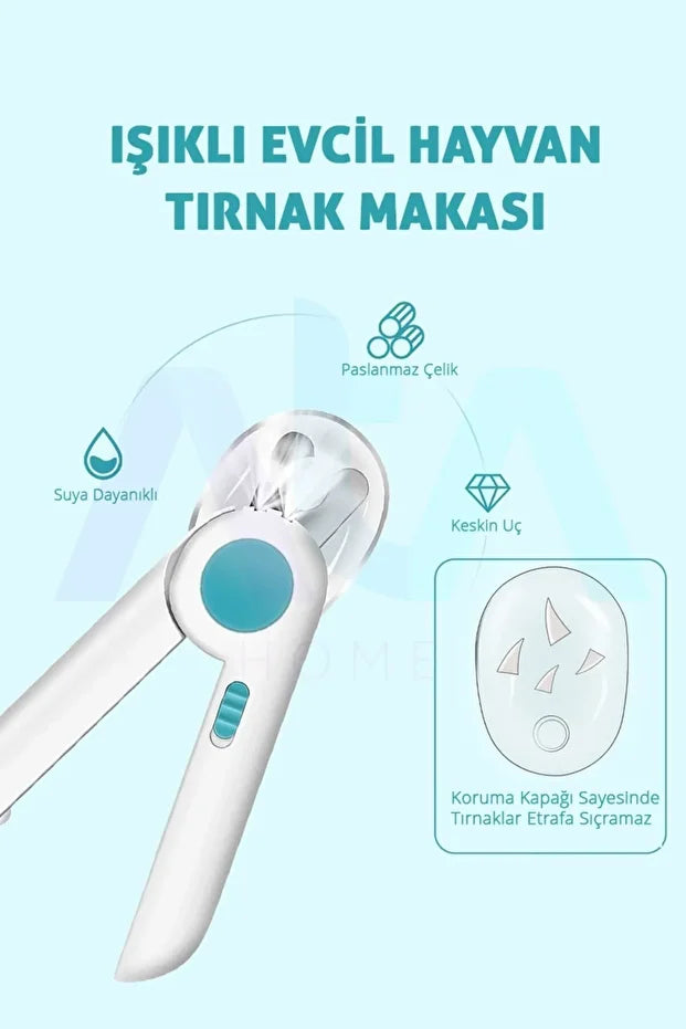 Çok Fonksiyonlu 4ü1 arada Evcil Hayvan Tırnak Makası
