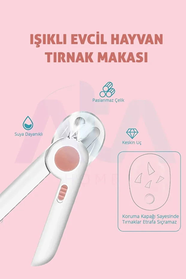 Çok Fonksiyonlu 4ü1 arada Evcil Hayvan Tırnak Makası