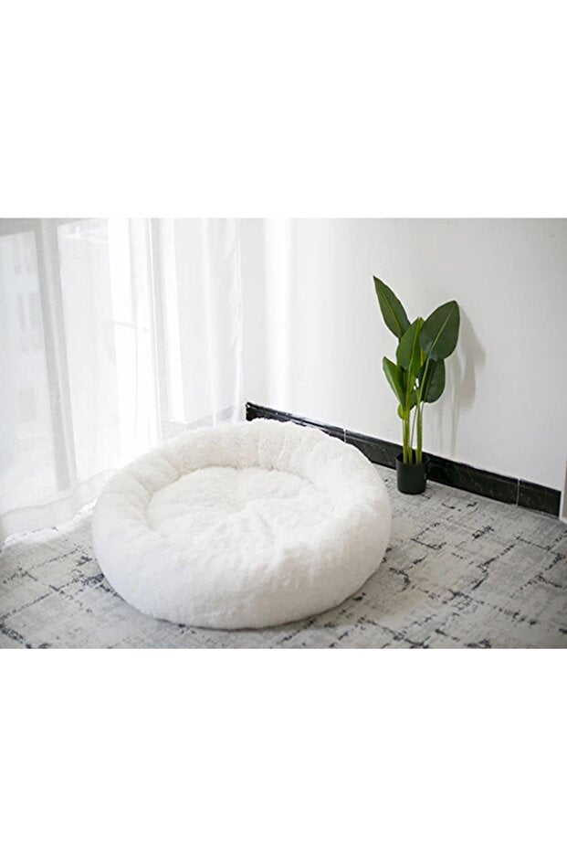 PawPlush Peluş Yumuşak Evcil Hayvan Yatağı