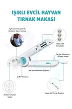 Çok Fonksiyonlu 4ü1 arada Evcil Hayvan Tırnak Makası