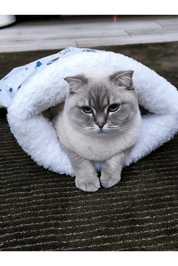 Pawvia Kedi Köpek Uyku Tulumu Yatağı