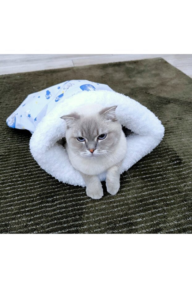 Pawvia Kedi Köpek Uyku Tulumu Yatağı