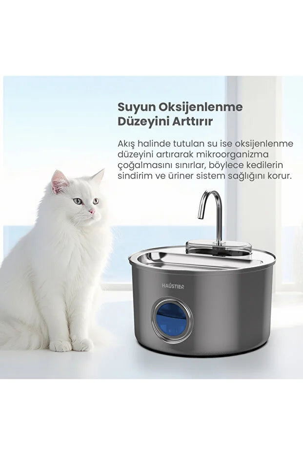 Pawvia Akıllı Otomatik Kedi - Köpek Su Kabı