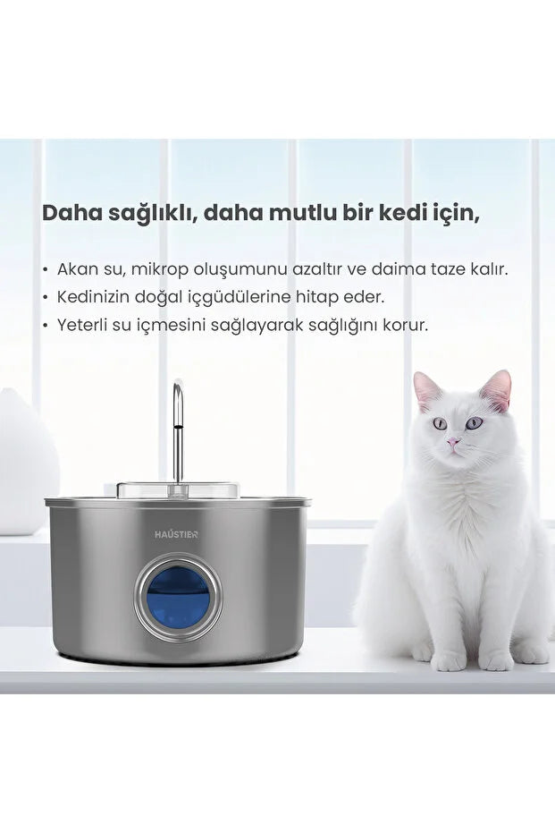 Pawvia Akıllı Otomatik Kedi - Köpek Su Kabı