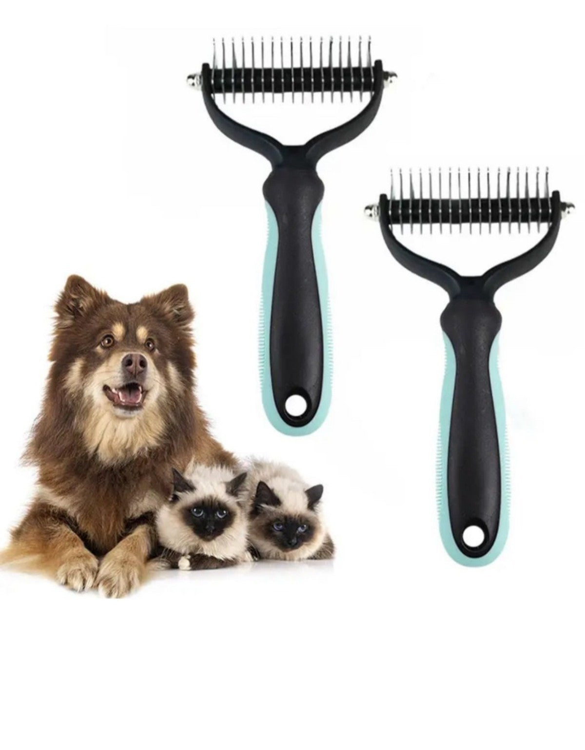 Pawvia Çift Taraflı Tüy Toplayıcı ve Kıtık Açıcı Tarak