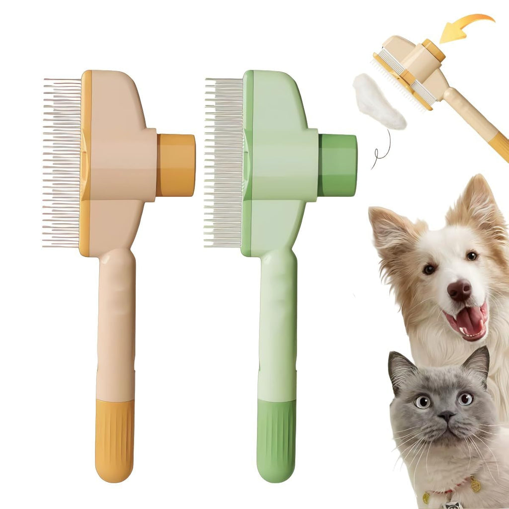 PawTara Tek Tıklama Kedi & Köpek Tüy Toplama Tarağı