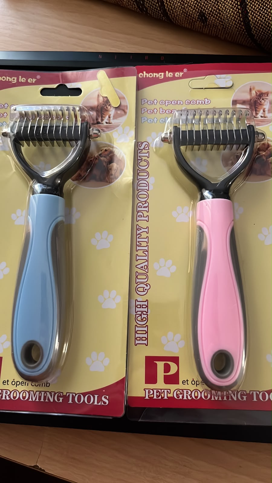 Pawvia Çift Taraflı Tüy Toplayıcı ve Kıtık Açıcı Tarak